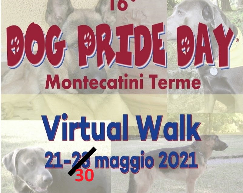 Dog Pride Day 2021 Virtual Walk: prolungata scadenza invio selfie